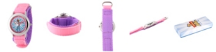 ewatchfactory Girl's Disney Toy Story 4 Bo Peep Pink Stainless Steel Time Teacher Strap Watch 32mm